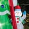 Glitzhome® 8ft. Lighted Inflatable Xmas Snowman Climbing Up Tree Décor